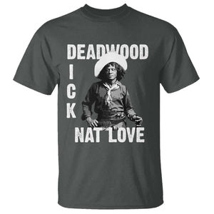 Nat Love T Shirt Deadwood Dick Black Cowboy Western Legend Vintage TS02 Dark Heather Print Your Wear