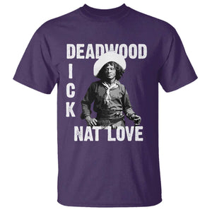 Nat Love T Shirt Deadwood Dick Black Cowboy Western Legend Vintage TS02 Purple Print Your Wear