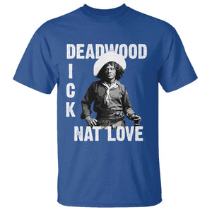 Nat Love T Shirt Deadwood Dick Black Cowboy Western Legend Vintage TS02 Royal Blue Print Your Wear