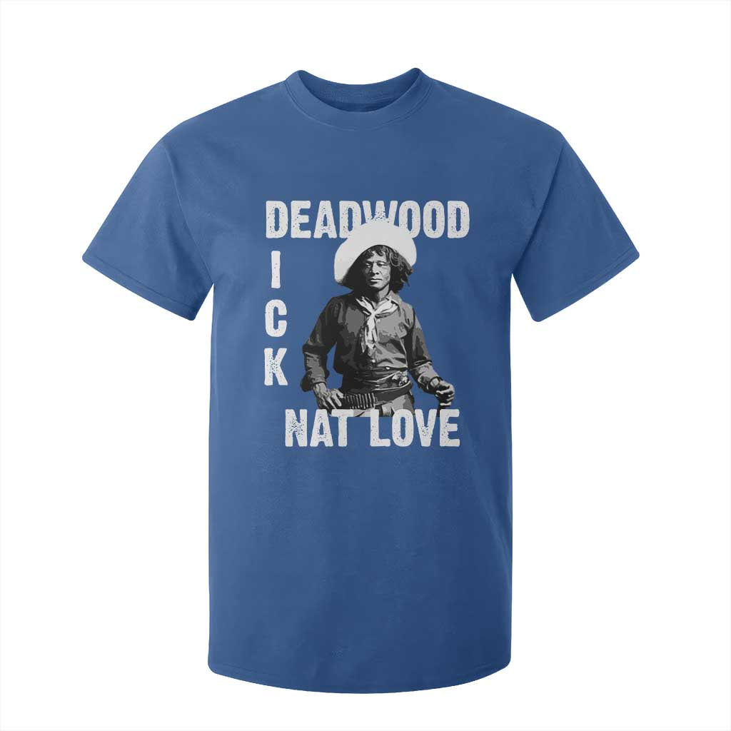 Nat Love T Shirt For Kid Deadwood Dick Black Cowboy Western Legend Vintage TS02 Royal Blue Print Your Wear