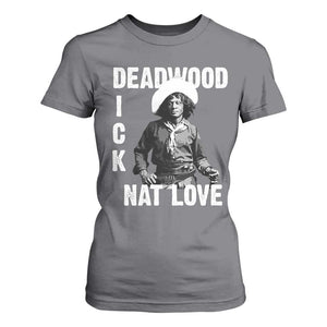 Nat Love T Shirt For Women Deadwood Dick Black Cowboy Western Legend Vintage TS02 Charcoal Print Your Wear