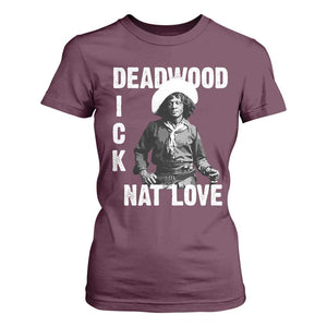 Nat Love T Shirt For Women Deadwood Dick Black Cowboy Western Legend Vintage TS02 Maroon Print Your Wear