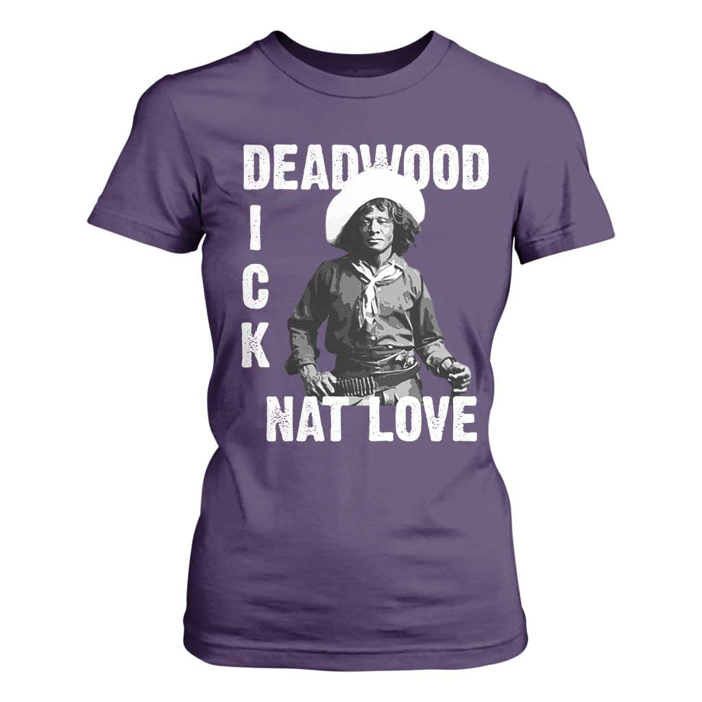 Nat Love T Shirt For Women Deadwood Dick Black Cowboy Western Legend Vintage TS02 Purple Print Your Wear