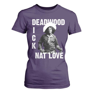 Nat Love T Shirt For Women Deadwood Dick Black Cowboy Western Legend Vintage TS02 Purple Print Your Wear