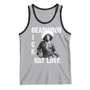 Nat Love Tank Top Deadwood Dick Black Cowboy Western Legend Vintage TS02 Athletic Heather Black Print Your Wear