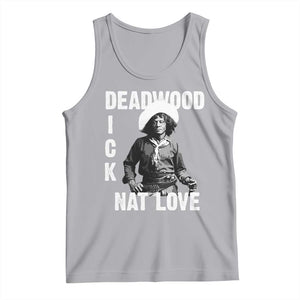 Nat Love Tank Top Deadwood Dick Black Cowboy Western Legend Vintage TS02 Athletic Heather Print Your Wear