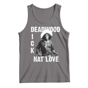 Nat Love Tank Top Deadwood Dick Black Cowboy Western Legend Vintage TS02 Deep Heather Print Your Wear