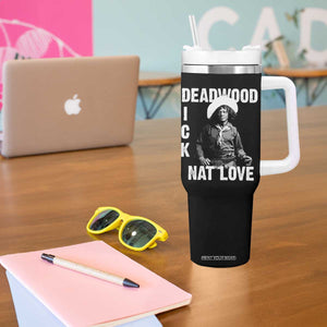 Nat Love Tumbler With Handle Deadwood Dick Black Cowboy Western Legend Vintage TS02 Print Your Wear