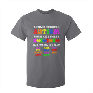 National Autism Awerness Month T Shirt For Kid Autistic Kids Gift TS10 Charcoal Print Your Wear