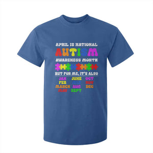 National Autism Awerness Month T Shirt For Kid Autistic Kids Gift TS10 Royal Blue Print Your Wear