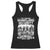 Native American Racerback Tank Top Original Homeland Security TS09 Black Print Your Wear