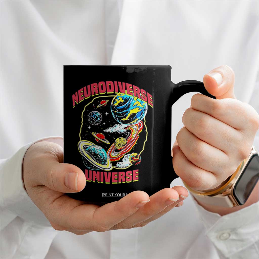 Neurodiverse Universe Coffee Mug Neurodiversity Embrace ADHD Autism ASD TS02 Print Your Wear