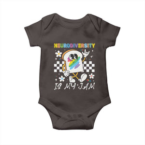 Neurodiversity Is My Jam Inclusion Autism Awareness Baby Onesie Special Education Teacher Para Gift TS10 Dark Chocolate Print Your Wear