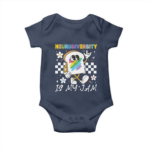 Neurodiversity Is My Jam Inclusion Autism Awareness Baby Onesie Special Education Teacher Para Gift TS10 Navy Print Your Wear