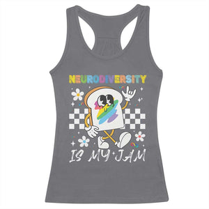 Neurodiversity Is My Jam Inclusion Autism Awareness Racerback Tank Top Special Education Teacher Para Gift TS10 Charcoal Print Your Wear