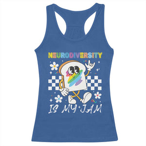 Neurodiversity Is My Jam Inclusion Autism Awareness Racerback Tank Top Special Education Teacher Para Gift TS10 Royal Blue Print Your Wear