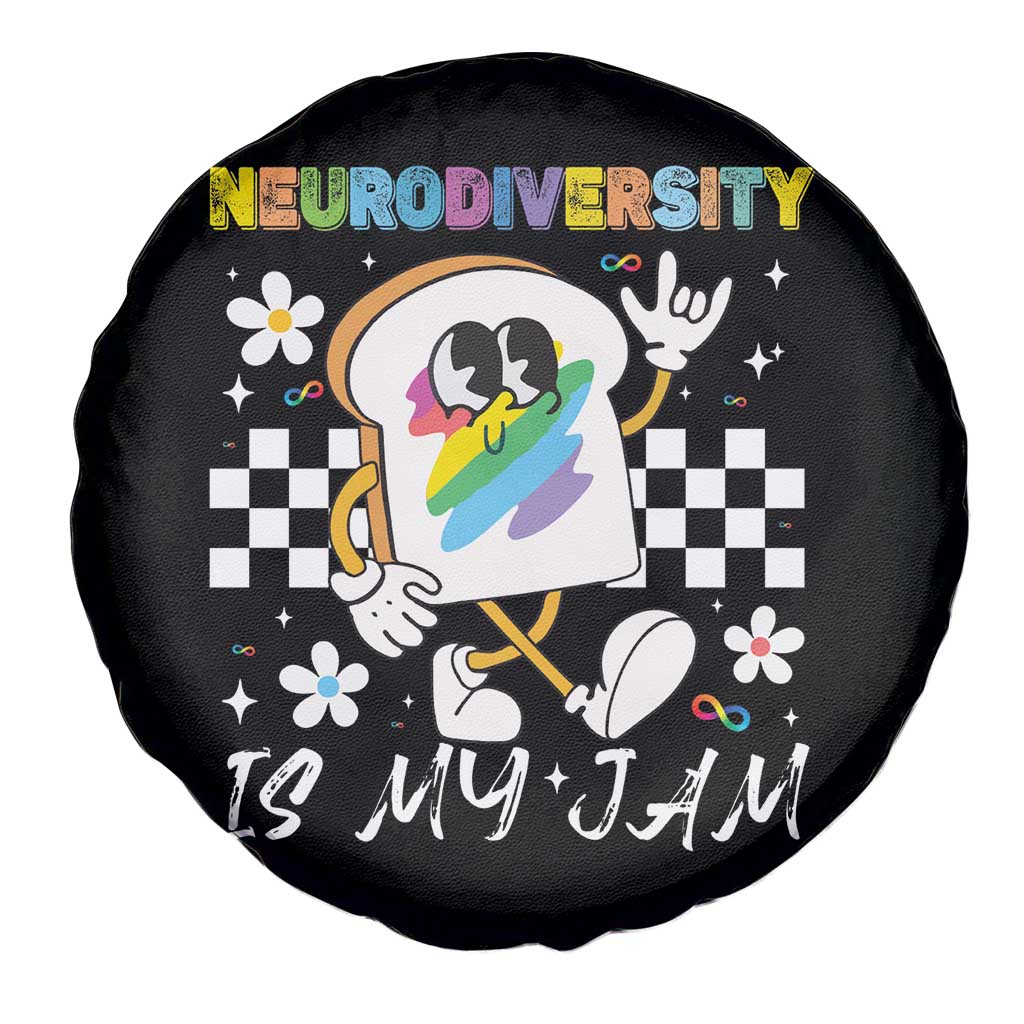 Neurodiversity Is My Jam Inclusion Autism Awareness Spare Tire Cover Special Education Teacher Para Gift TS10 Print Your Wear