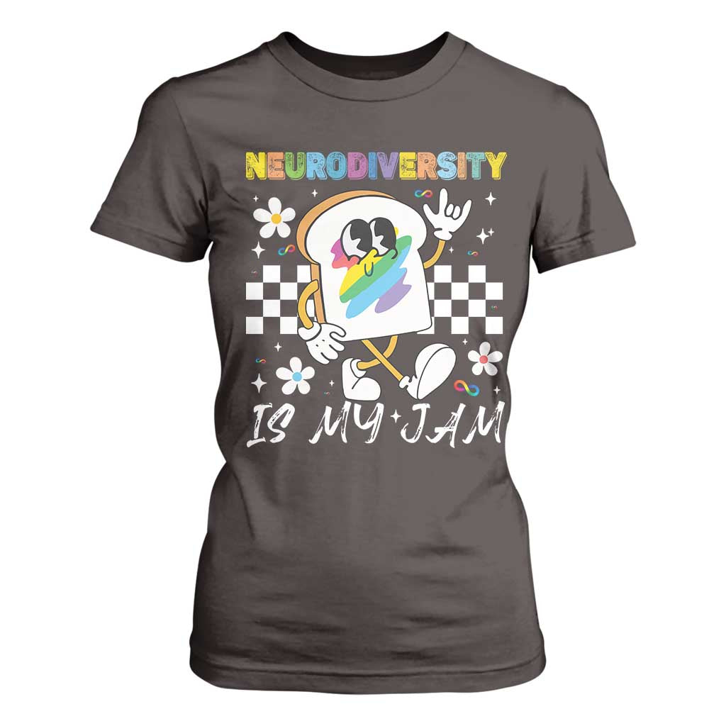 Neurodiversity Is My Jam Inclusion Autism Awareness T Shirt For Women Special Education Teacher Para Gift TS10 Dark Chocolate Print Your Wear