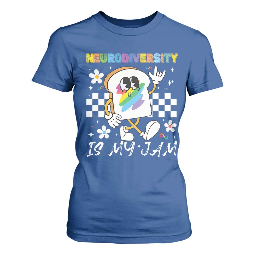 Neurodiversity Is My Jam Inclusion Autism Awareness T Shirt For Women Special Education Teacher Para Gift TS10 Royal Blue Print Your Wear