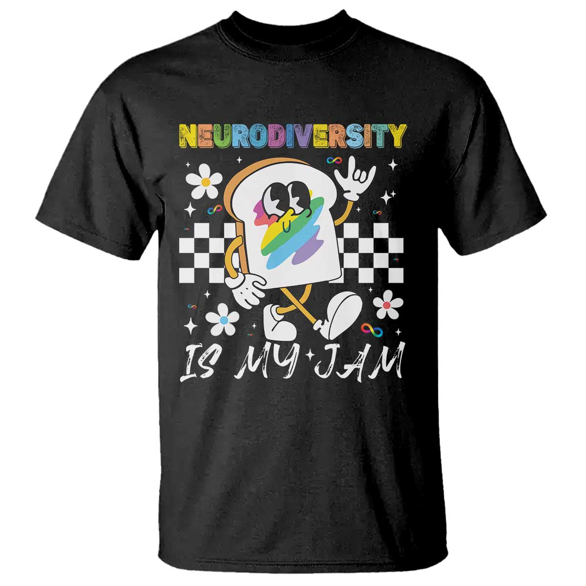 Neurodiversity Is My Jam Inclusion Autism Awareness T Shirt Special Education Teacher Para Gift TS10 Black Print Your Wear