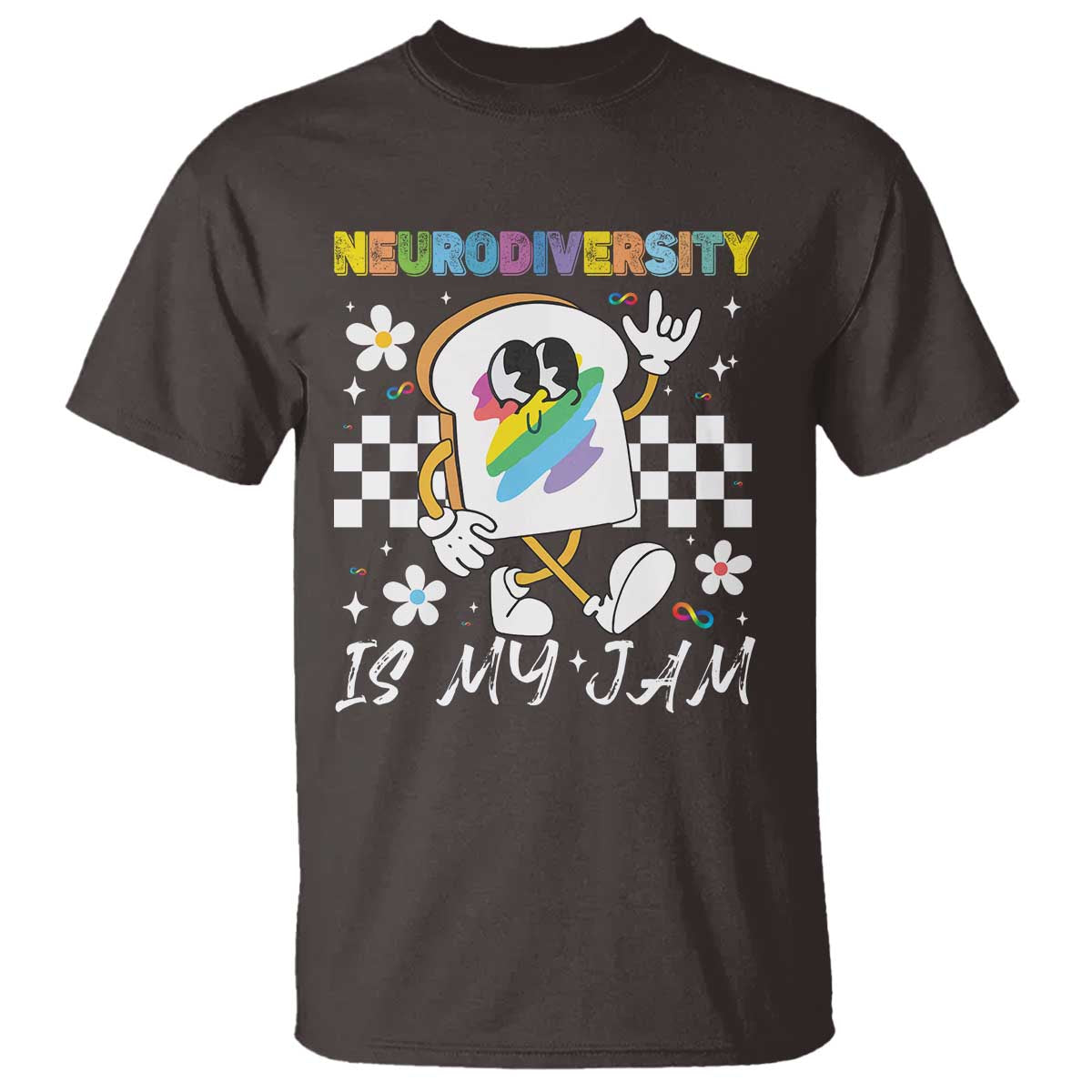 Neurodiversity Is My Jam Inclusion Autism Awareness T Shirt Special Education Teacher Para Gift TS10 Dark Chocolate Print Your Wear