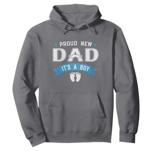 New Dad Its a Boy Hoodie Daddy Of Newborn Baby Boy Son First Father Day TS10 Charcoal Print Your Wear
