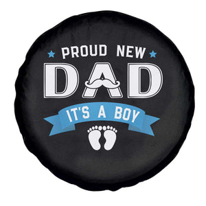 New Dad Its a Boy Spare Tire Cover Daddy Of Newborn Baby Boy Son First Father Day TS10 Print Your Wear