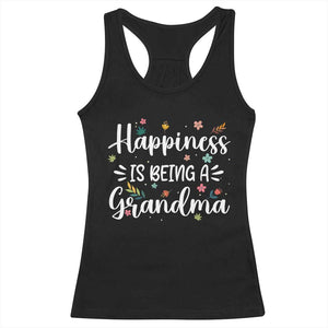 New Grandma Racerback Tank Top Happiness is Being a Grandma Grandmother TS10 Black Print Your Wear
