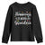 New Grandma Youth Sweatshirt Happiness is Being a Grandma Grandmother TS10 Black Print Your Wear