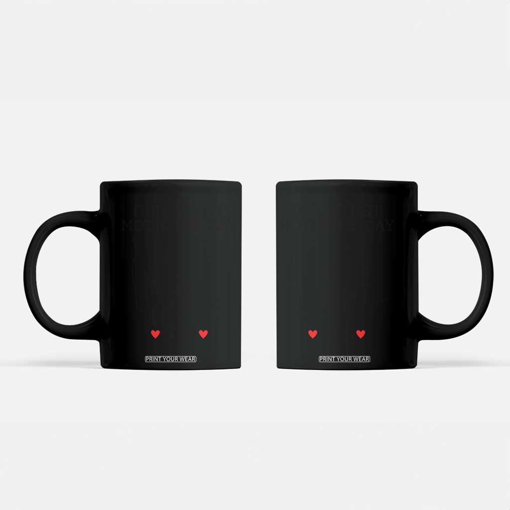 New Mom Est. 2025 Coffee Mug First Mothers Day Matching Gift Light TS02 Black Print Your Wear