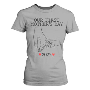New Mom Est. 2025 T Shirt For Women First Mothers Day Matching Gift Light TS02 Sport Gray Print Your Wear