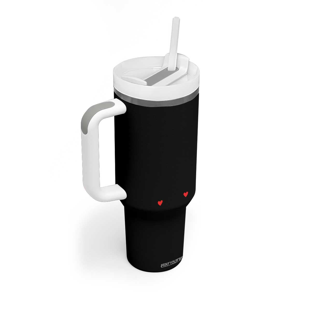 New Mom Est. 2025 Tumbler With Handle First Mothers Day Matching Gift Light TS02 Print Your Wear