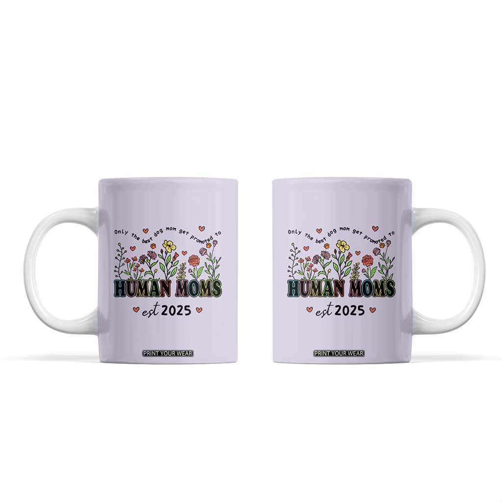 New Mom Gifts Coffee Mug Funny Dog Moms Pregnancy Must Haves TB10 Purple Print Your Wear