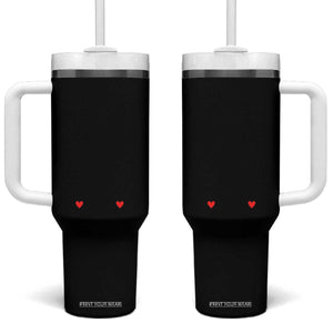 New Mom of Twins Est. 2025 Tumbler With Handle First Mothers Day Matching Gift Light TS02 One Size: 40 oz Black Print Your Wear
