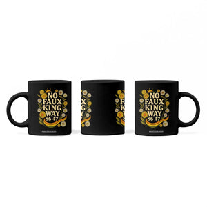 No Faux King Way 8647 Coffee Mug Subtle Resist 70s Retro Floral TS02 Print Your Wear