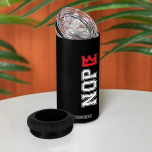 No Kings 4 in 1 Can Cooler Tumbler In America Protest TS10 Print Your Wear