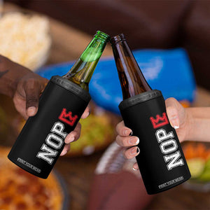 No Kings 4 in 1 Can Cooler Tumbler In America Protest TS10 Print Your Wear