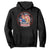 No Kings Fight Oligarchy Hoodie Woman's Girl Vintage America Flag TS11 Black Print Your Wear