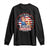No Kings Fight Oligarchy Long Sleeve Shirt Woman's Girl Vintage America Flag TS11 Black Print Your Wear