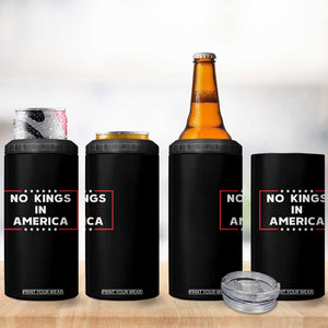 No Kings In America 4 in 1 Can Cooler Tumbler Stars Stripes TS11 Print Your Wear
