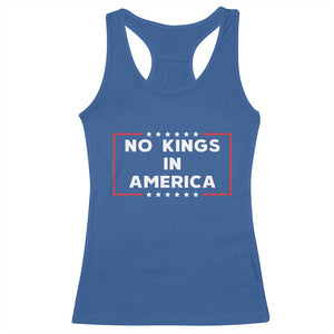 No Kings In America Racerback Tank Top Stars Stripes TS11 Royal Blue Print Your Wear