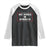 No Kings In America Raglan Shirt Stars Stripes TS11 Black White Print Your Wear