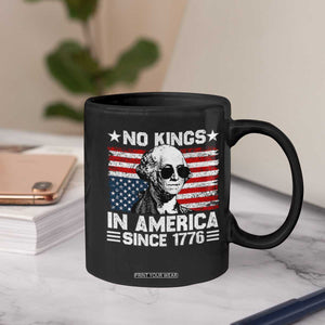 No Kings In America Since 1776 Coffee Mug George Washington US Flag Upside Down TS10 Print Your Wear