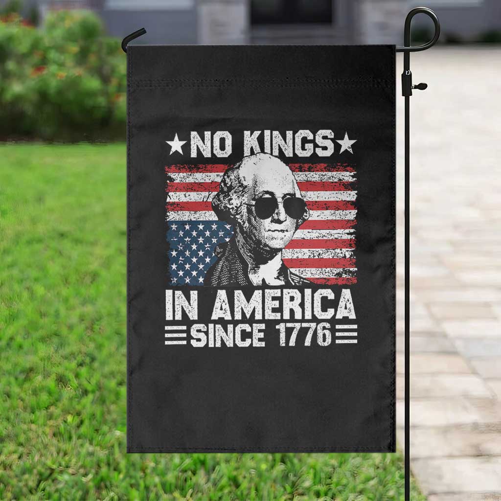 No Kings In America Since 1776 Garden Flag George Washington US Flag Upside Down TS10 Print Your Wear