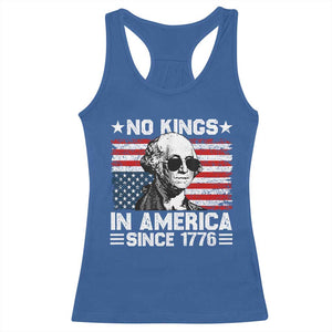 No Kings In America Since 1776 Racerback Tank Top George Washington US Flag Upside Down TS10 Royal Blue Print Your Wear