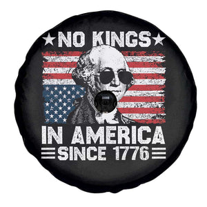 No Kings In America Since 1776 Spare Tire Cover George Washington US Flag Upside Down TS10 Print Your Wear
