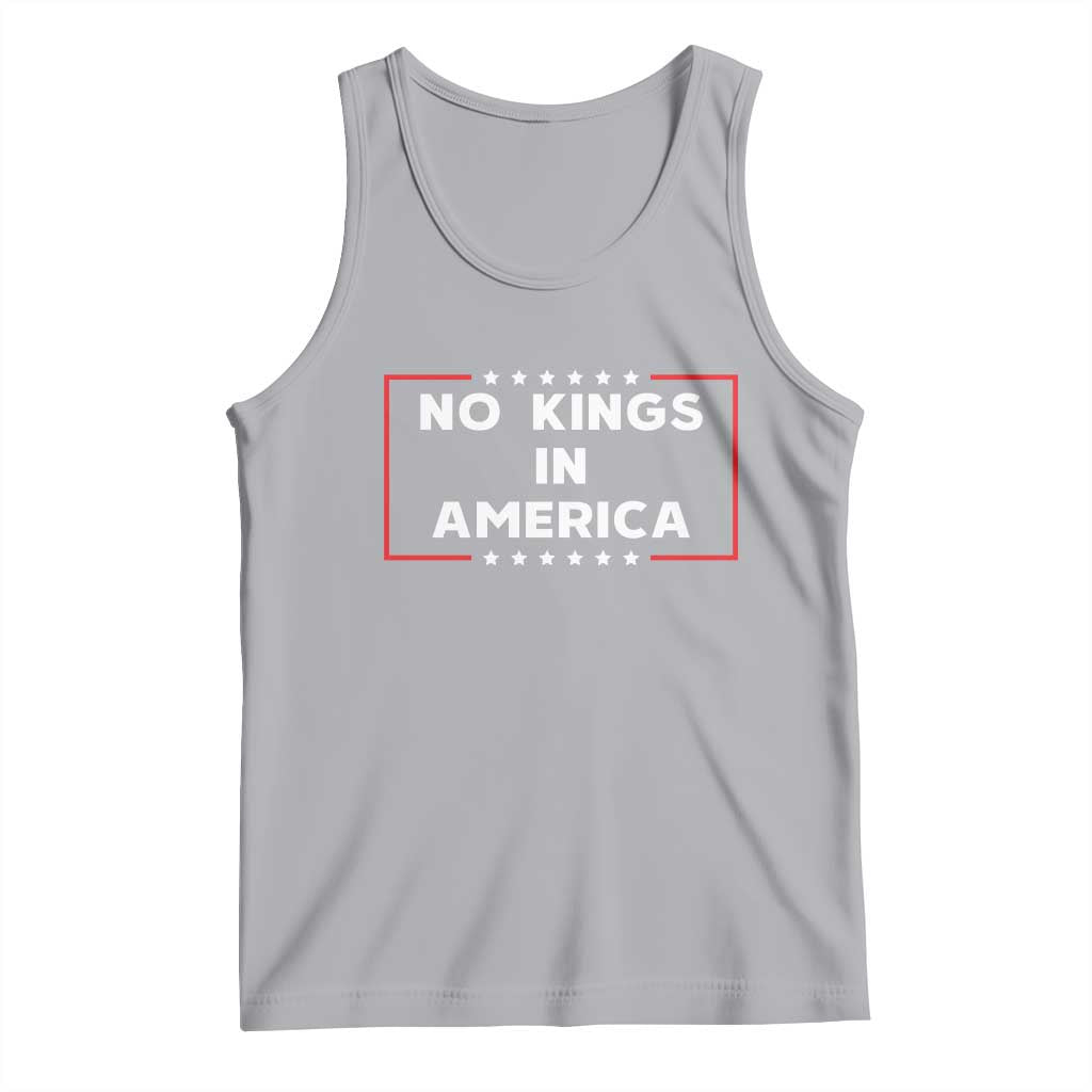 No Kings In America Tank Top Stars Stripes TS11 Athletic Heather Print Your Wear