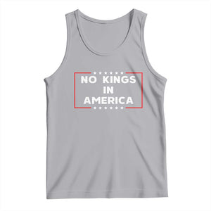 No Kings In America Tank Top Stars Stripes TS11 Athletic Heather Print Your Wear