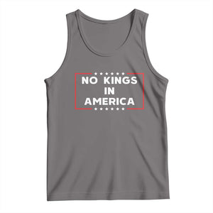 No Kings In America Tank Top Stars Stripes TS11 Deep Heather Print Your Wear