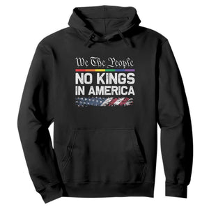 No Kings In America We The People Hoodie LGBTQ Pride American Flag Political TS11 Black Print Your Wear